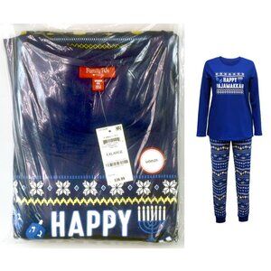 BIN Family PJs Womans Pajama Top & Pants set Happy Pajamakkah, Ch Sz R $40 New